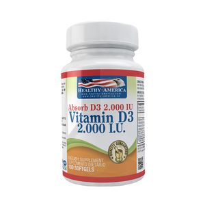 Vitamina D3 2000 IU 100 Softgels