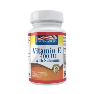 Vitamina E 400 IU con Selenio 60 Softgels