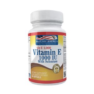 Vitamina E 1000 IU con Selenium 50 Softgels