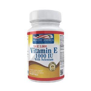 Vitamina E 1000 IU con Selenium 100 Softgels